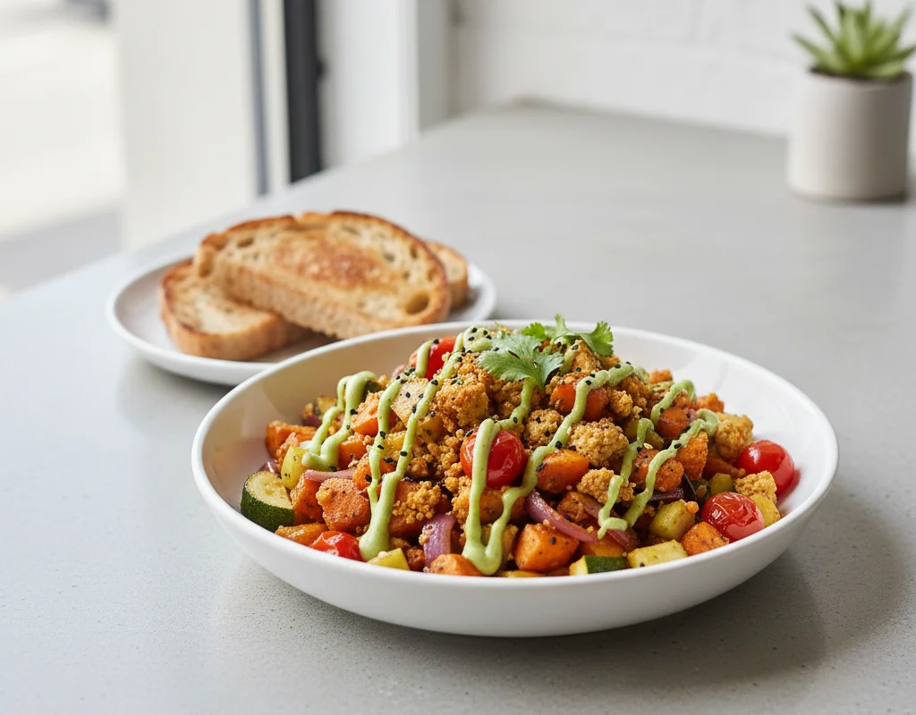Vegan Tofu Veggie Hash