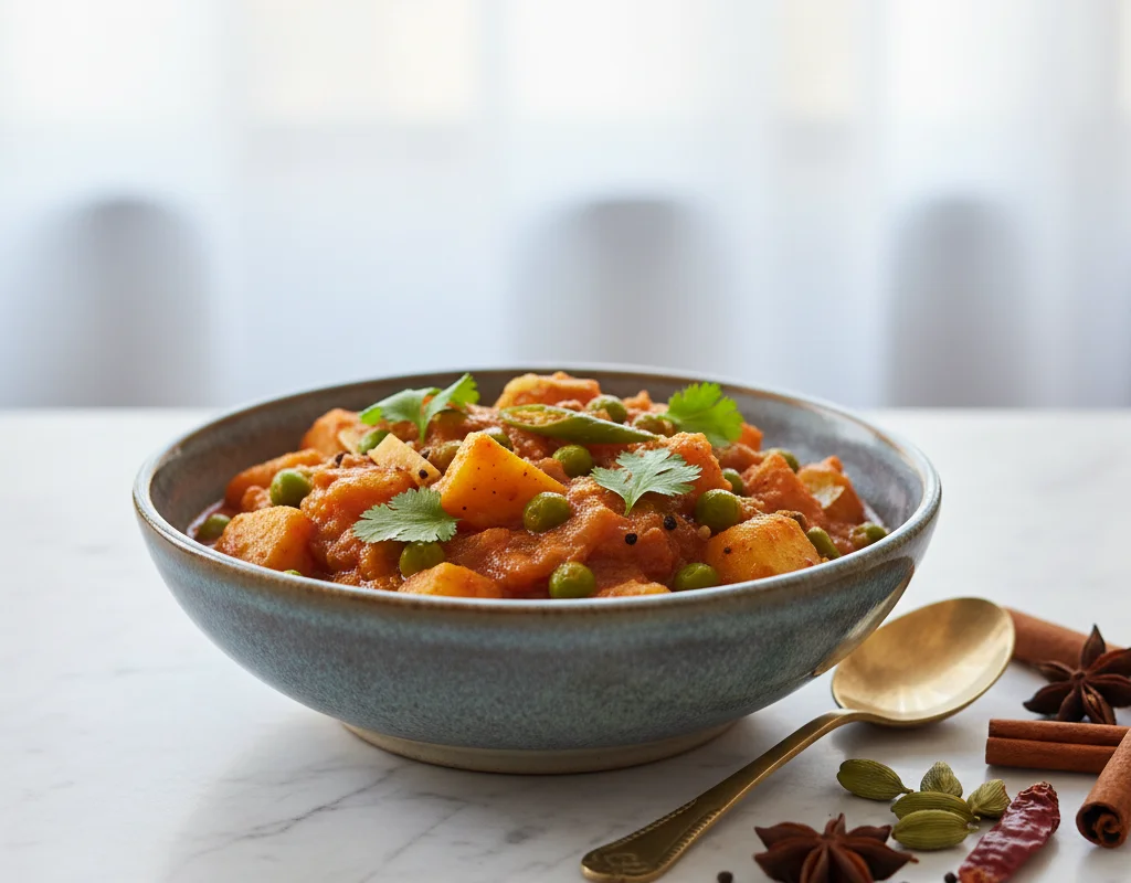 Vegan Aloo Matar