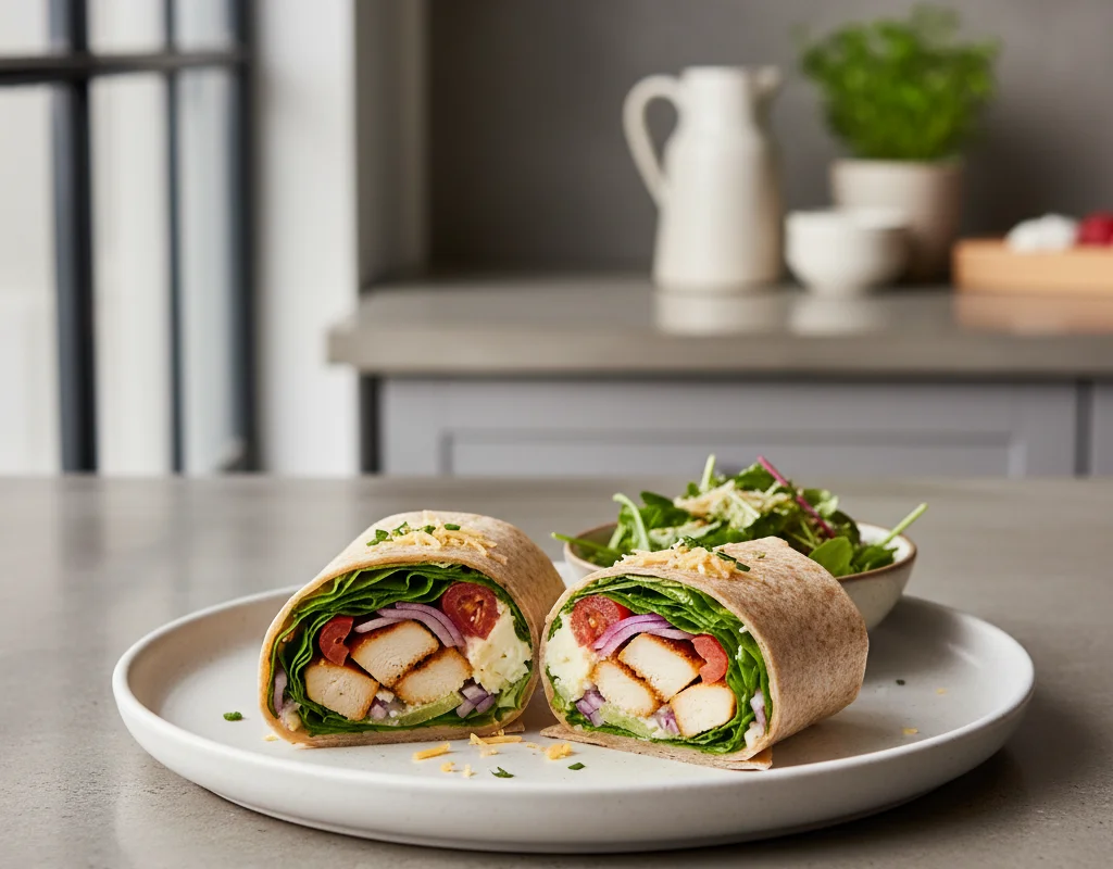 Cheese Salad Wrap