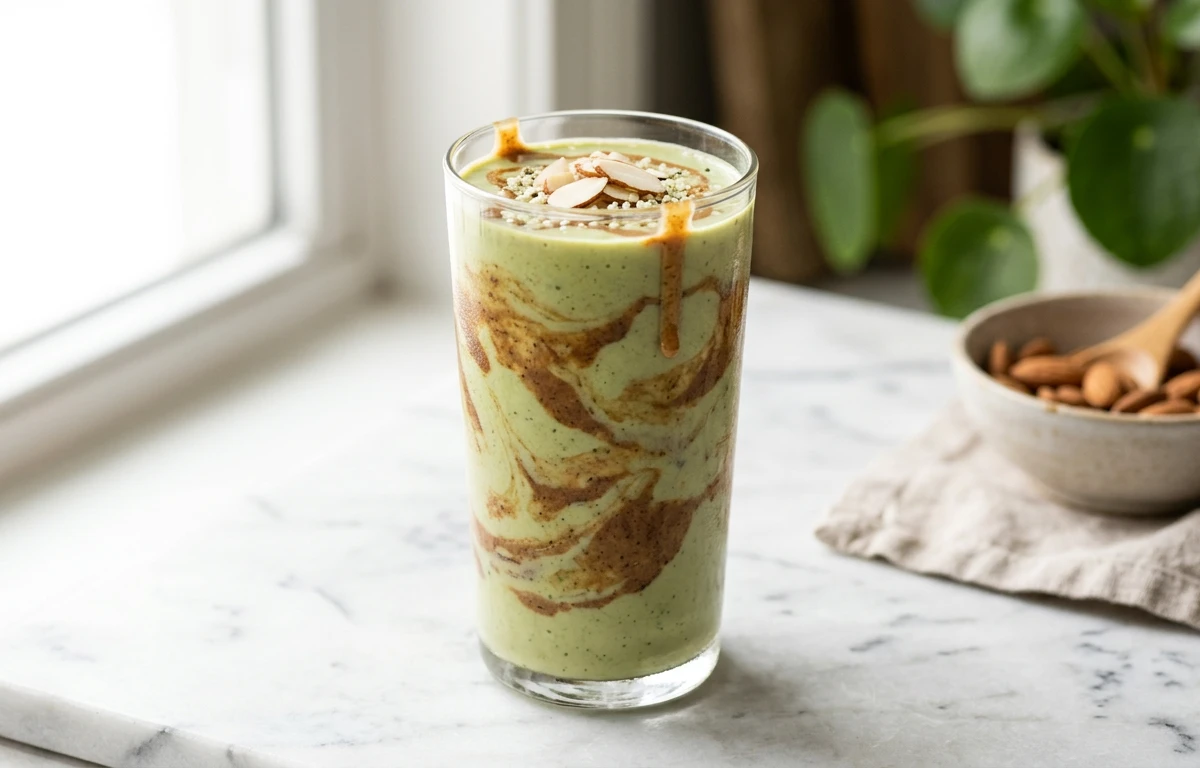 Almond Butter & Banana Smoothie