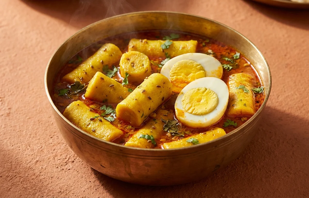 Anda Gatte ki Sabzi
