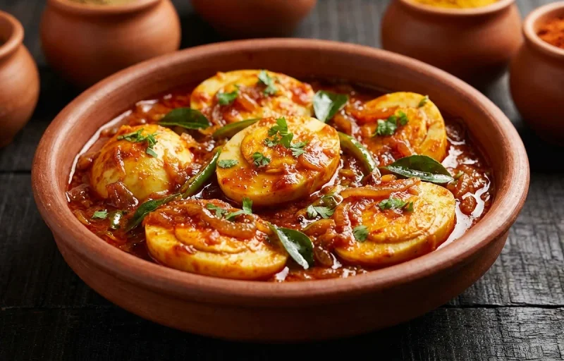 Andhra Chilli Egg