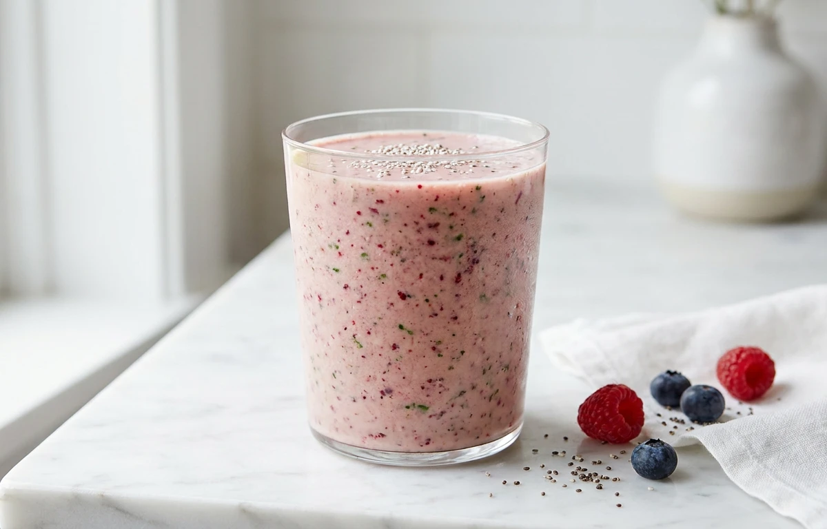 Antioxidant Berry & Almond Glow Smoothie