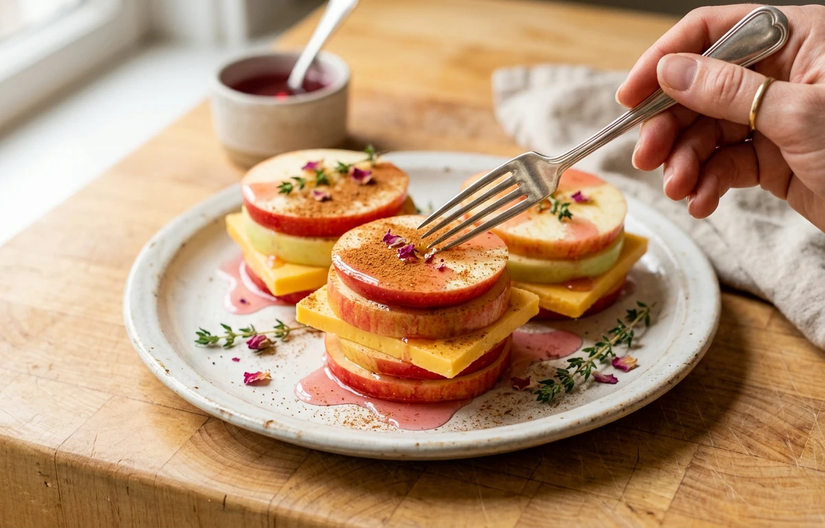 Apple & Cheddar Sandwiches