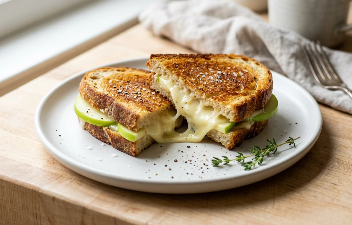 Apple & Brie Grilled Cheese