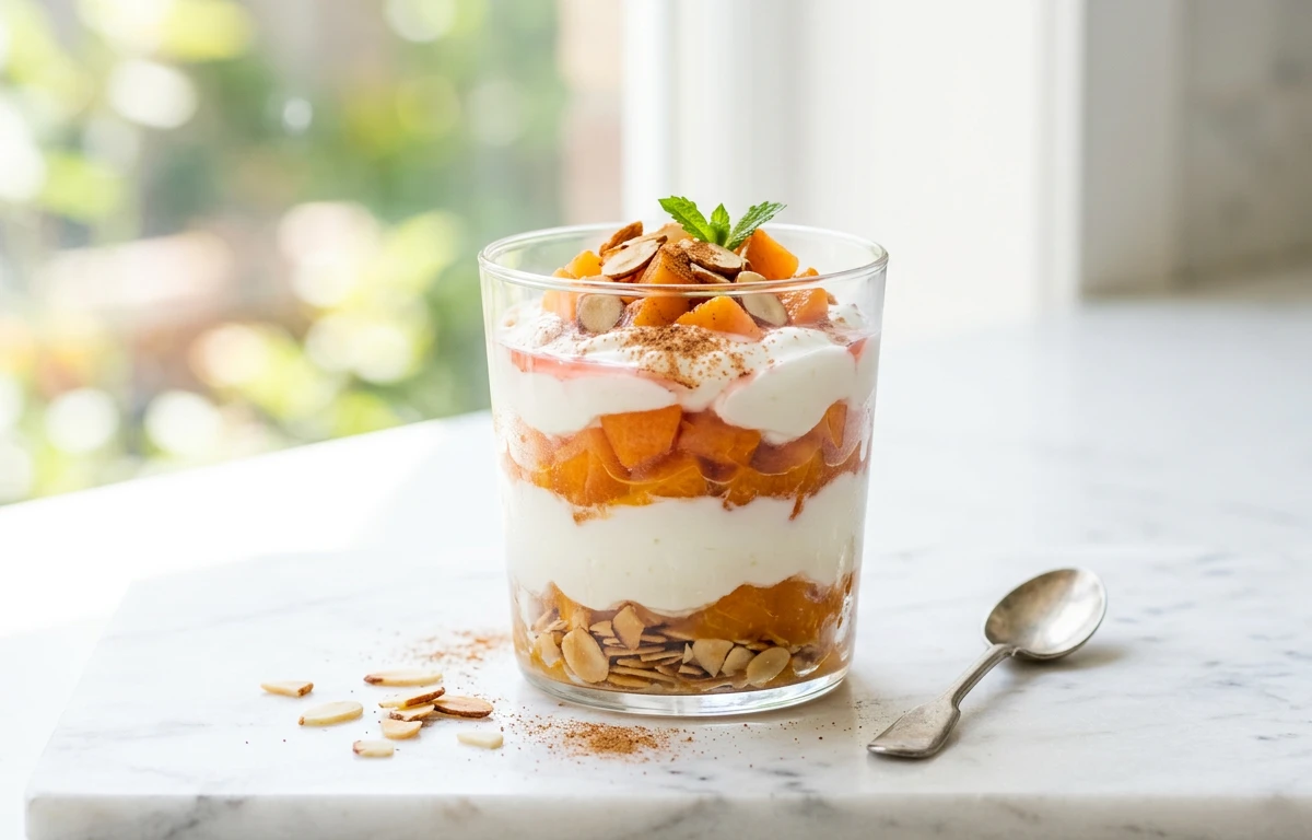 Apricot & Greek Yogurt Parfait