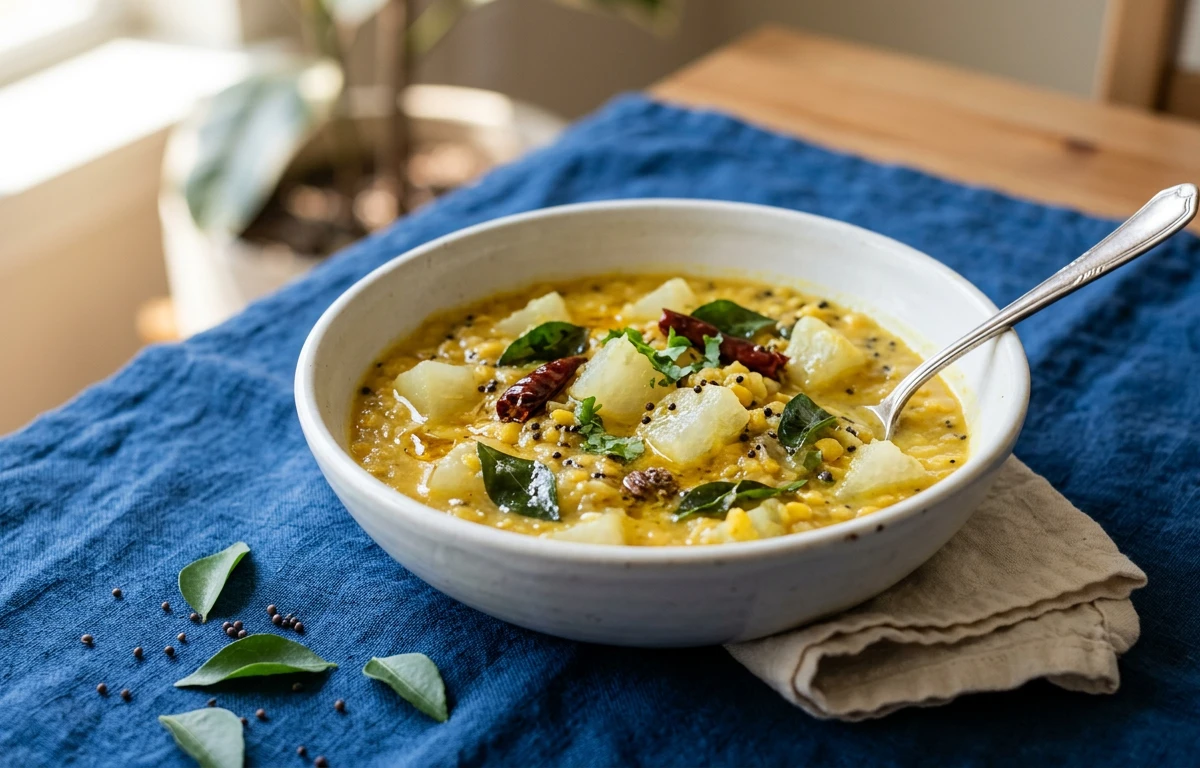Ash Gourd & Lentil Stew (Kootu)