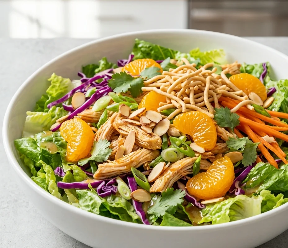 Asian Chicken Salad with Mandarin Oranges