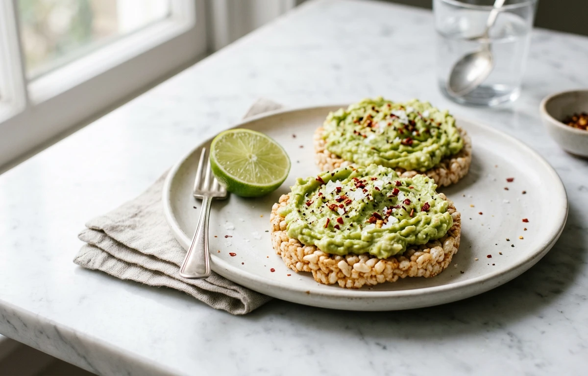 Avocado & Sea Salt Rice Cakes
