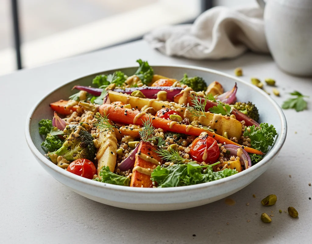 Roasted Vegetable Grain Bowl
