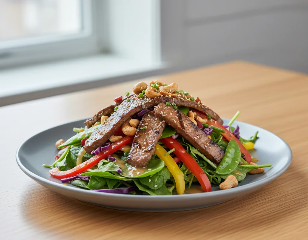 Beef Stir-Fry Salad