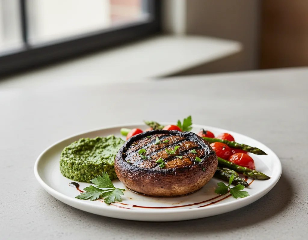 Grilled Portobello Mushroom Steak