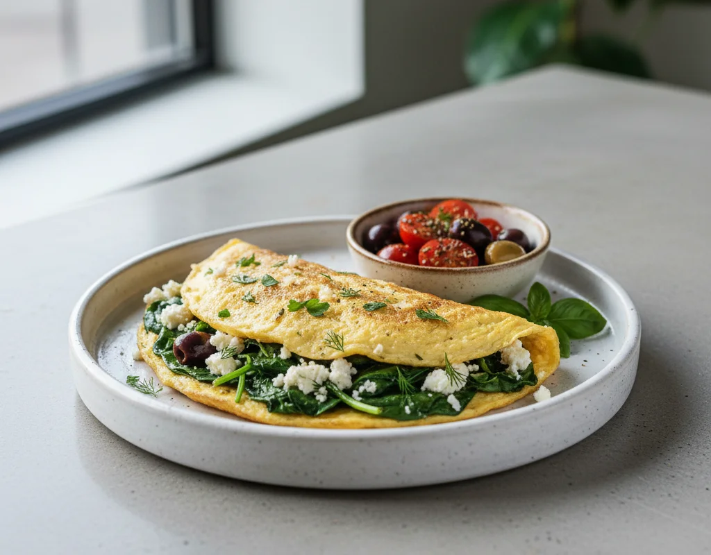Spinach Cheese Omelette