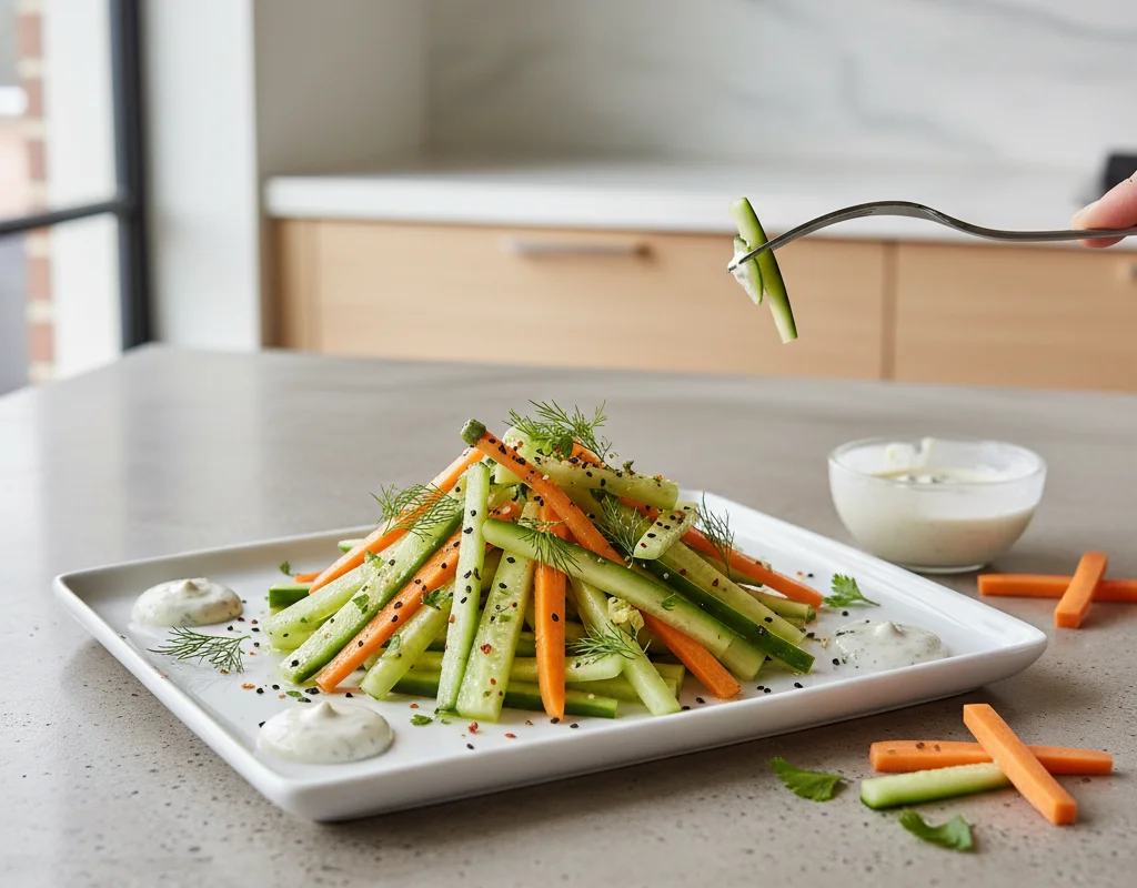 Vegan CKD Cucumber Carrot Sticks