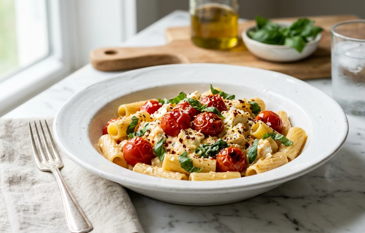 Baked Feta and Tomato Pasta