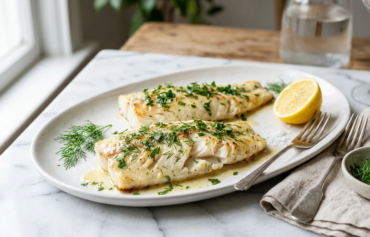 Baked Lemon-Herb Cod