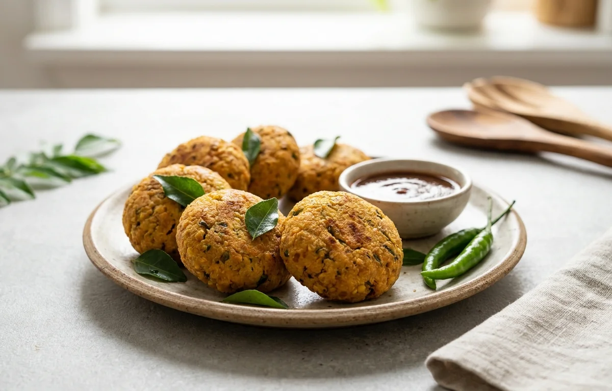 Baked Moong Dal Vada