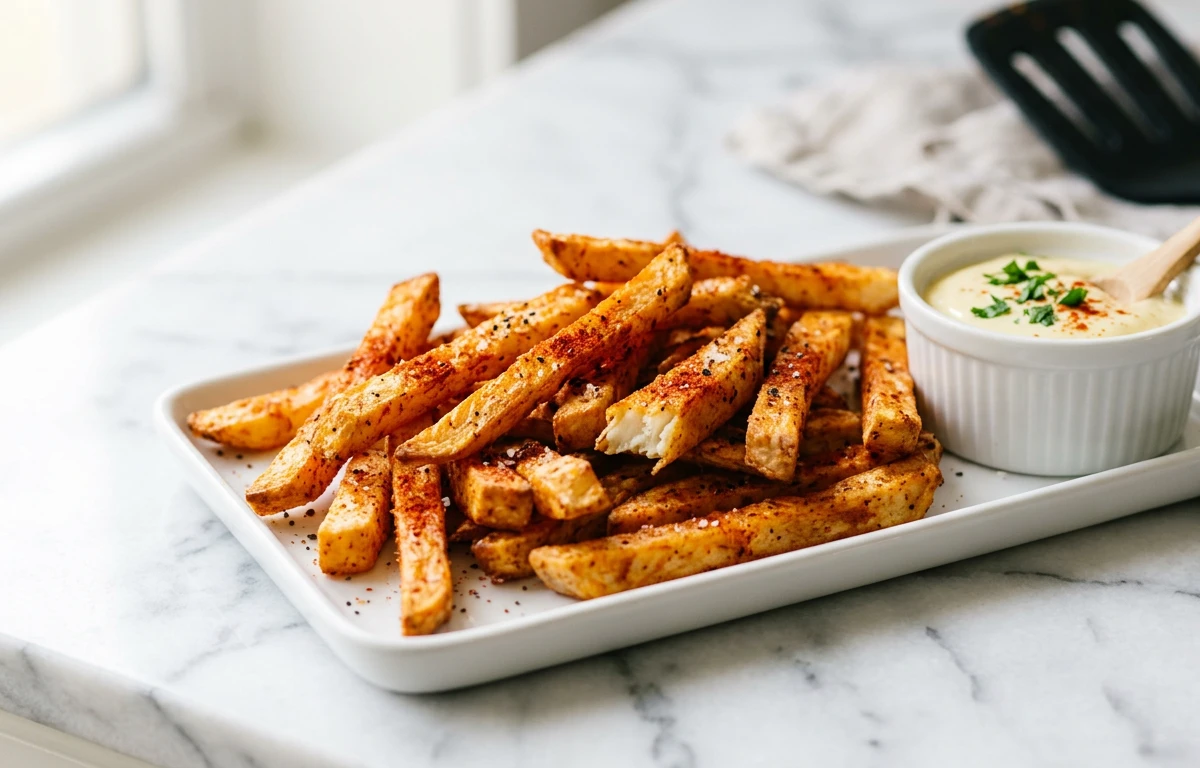 Baked Paprika Taro Fries