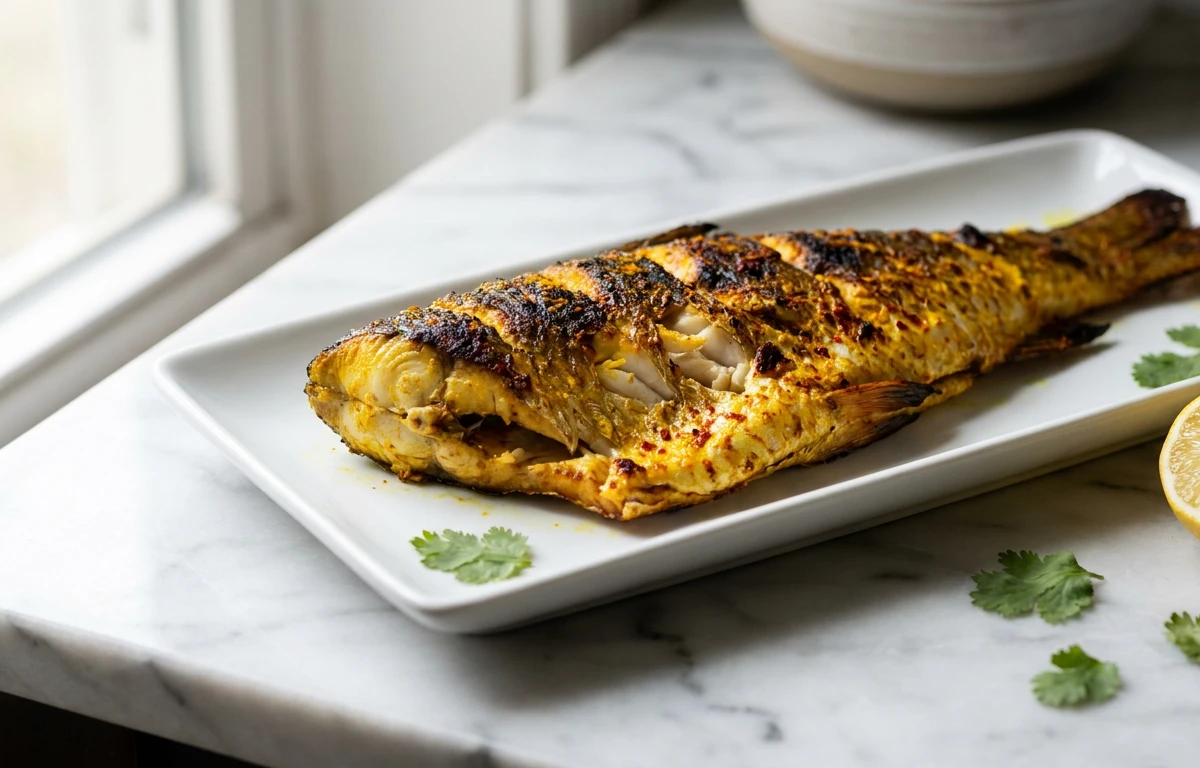 Baked Rohu