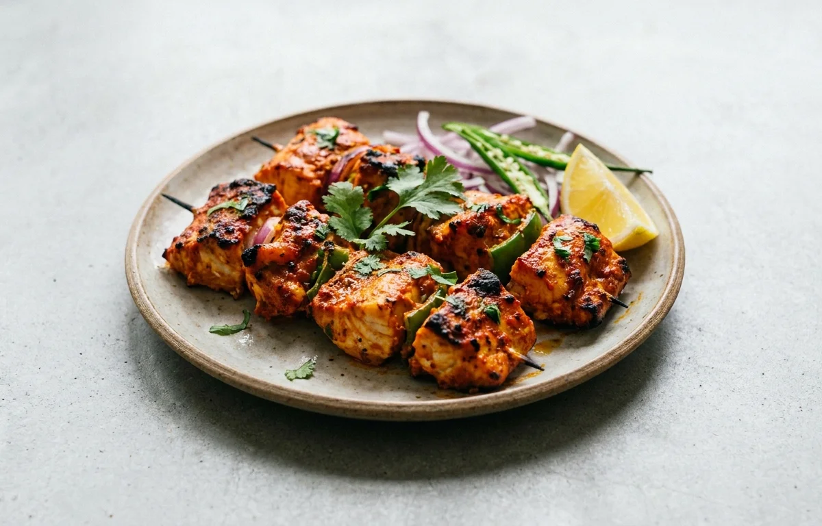 Baked Tandoori Fish Tikka