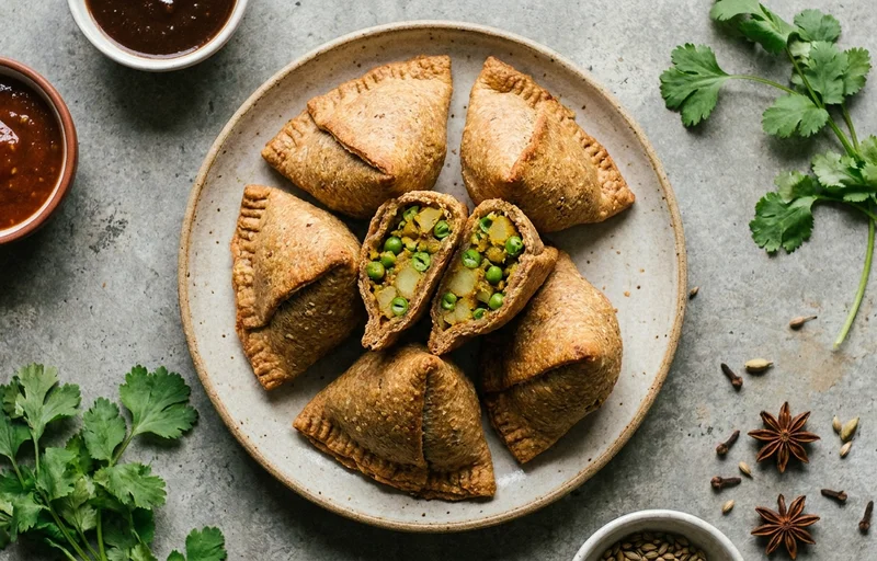 Baked Whole Wheat Samosa