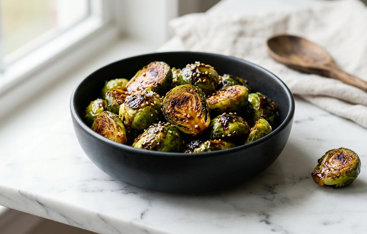 Balsamic-Glazed Roasted Brussels Sprouts