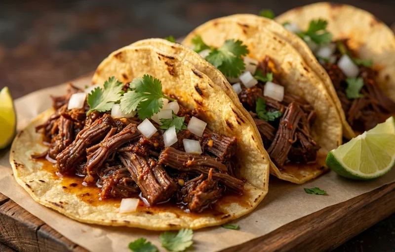 Beef Barbacoa Tacos