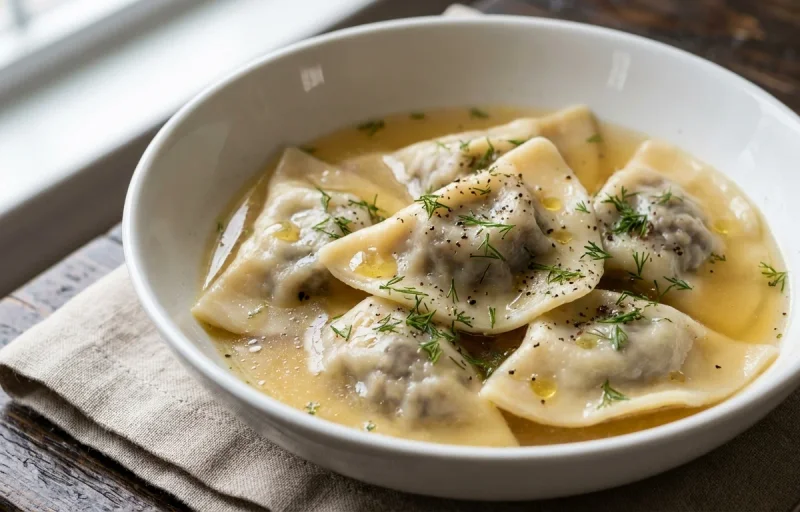 Beef Kreplach
