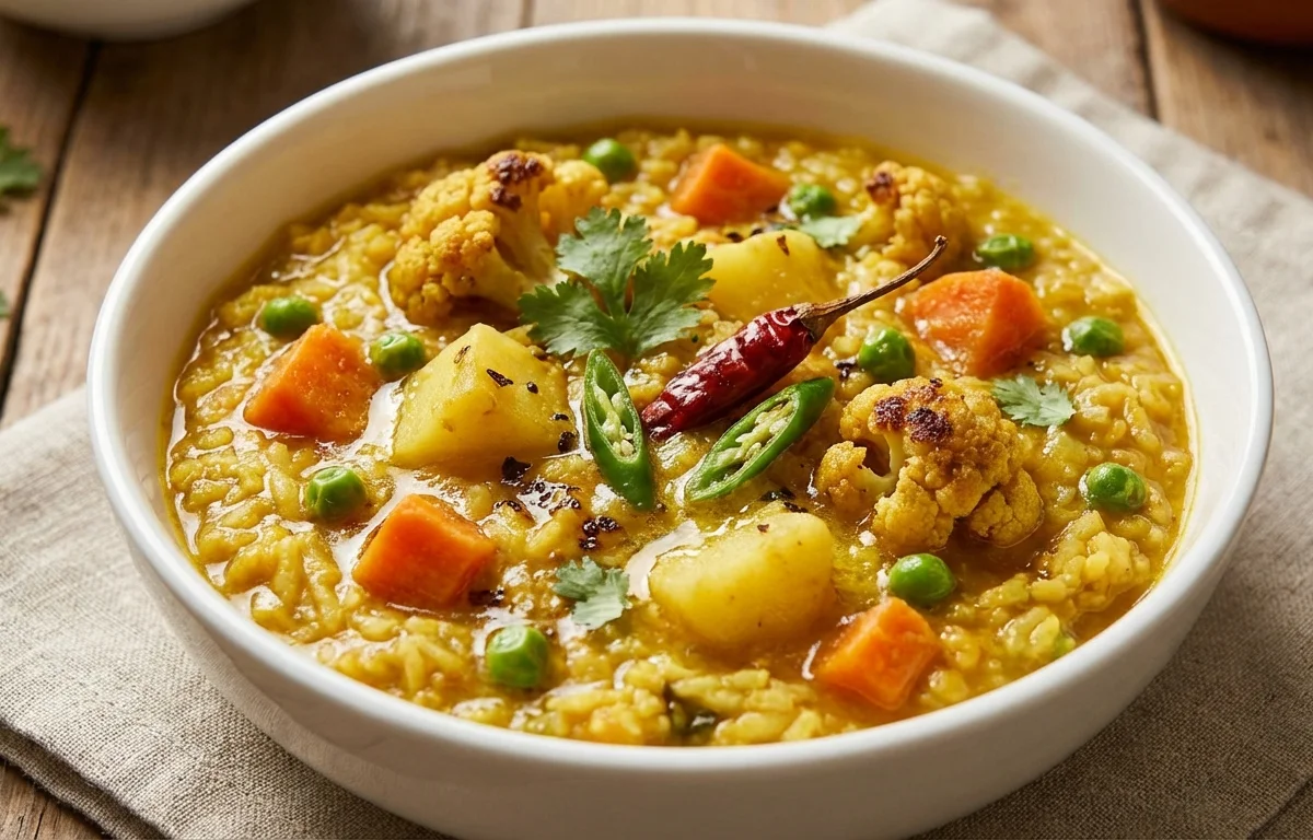 Bengali Sobji Khichuri