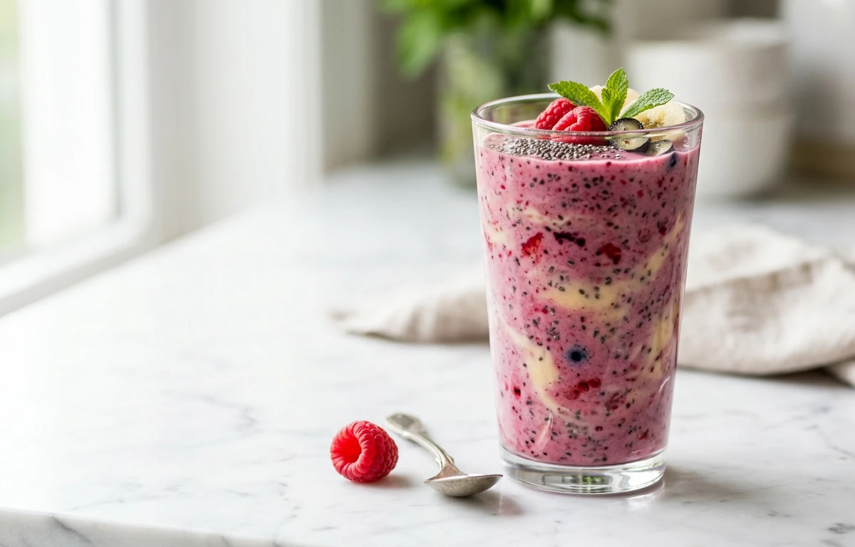 Berry & Banana Chia Smoothie