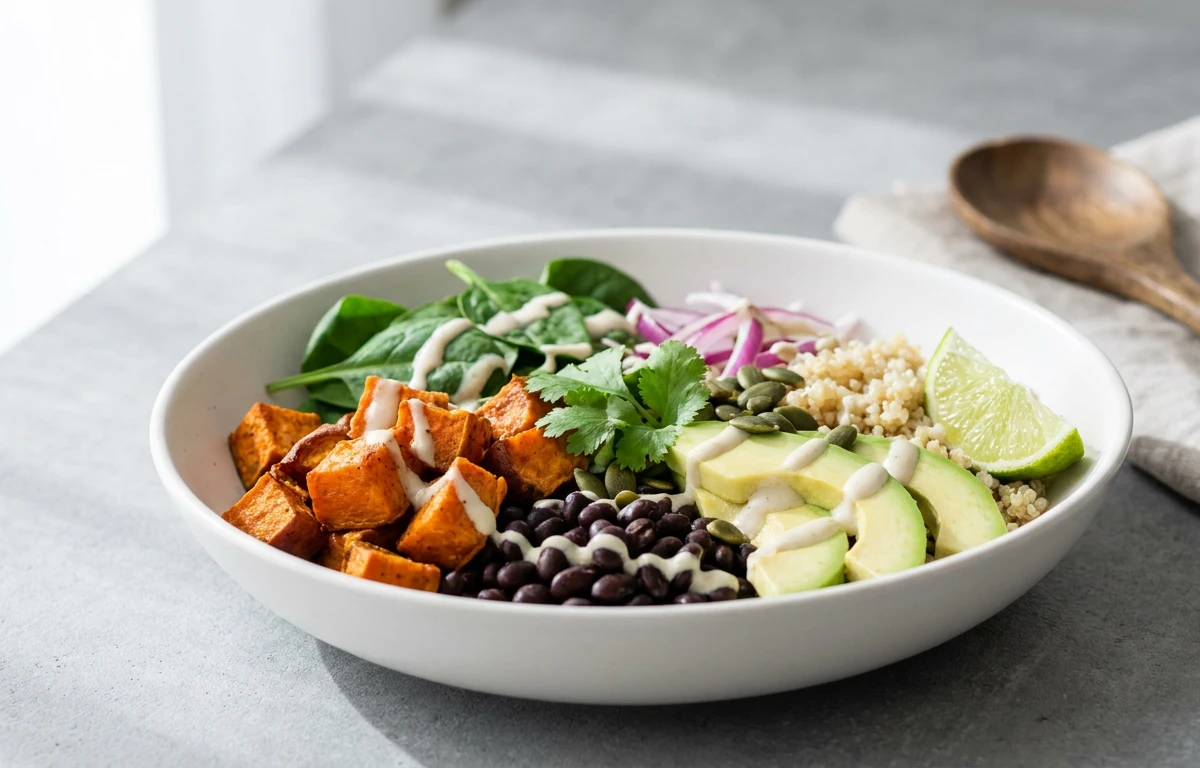 Black Bean & Sweet Potato Power Bowl