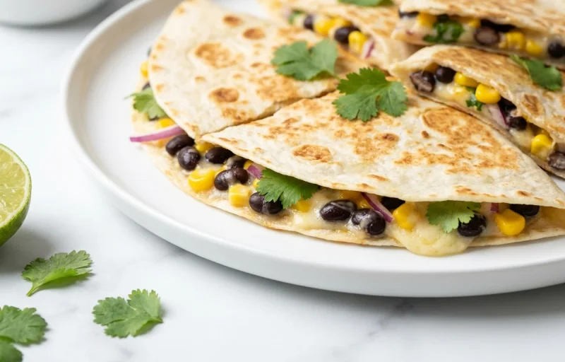 Black Bean and Corn Quesadillas