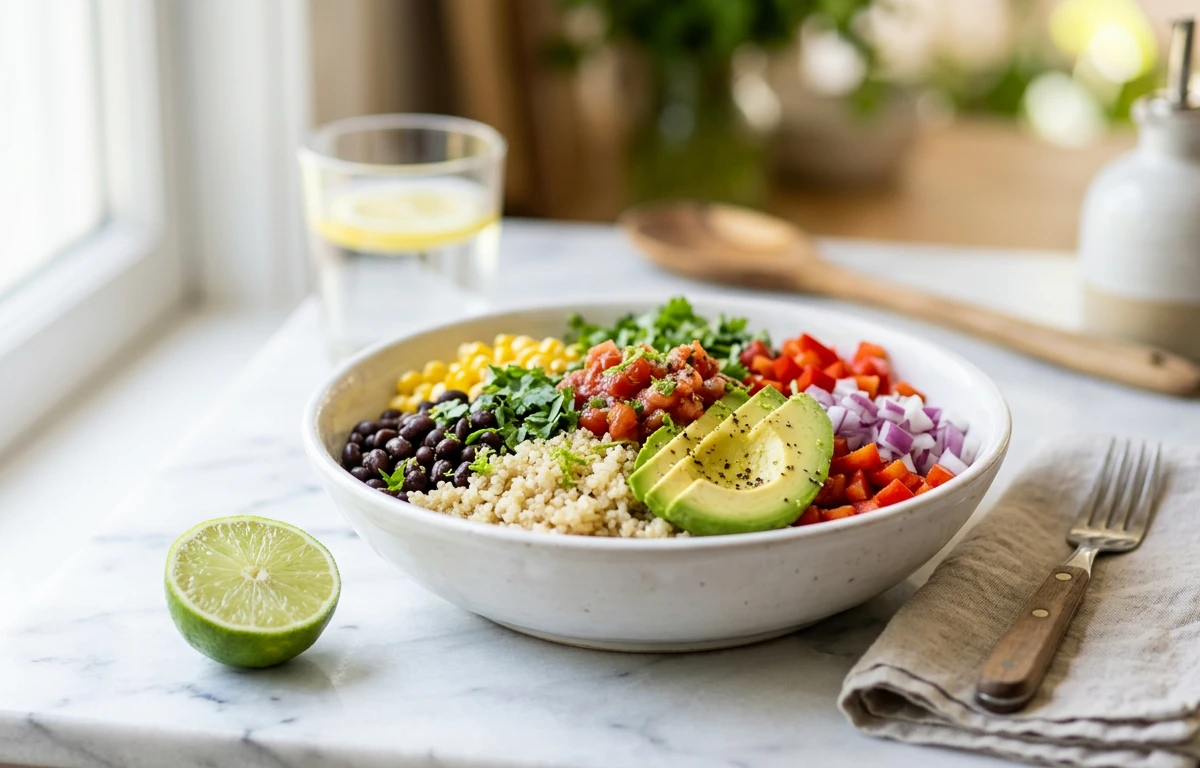 Black Bean Quinoa Power Bowl