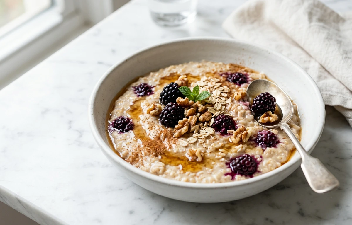 Blackberry & Walnut Oatmeal
