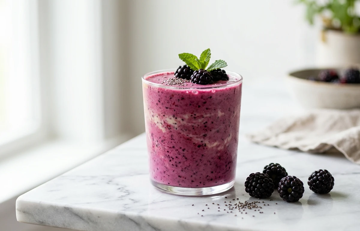 Blackberry Protein Smoothie