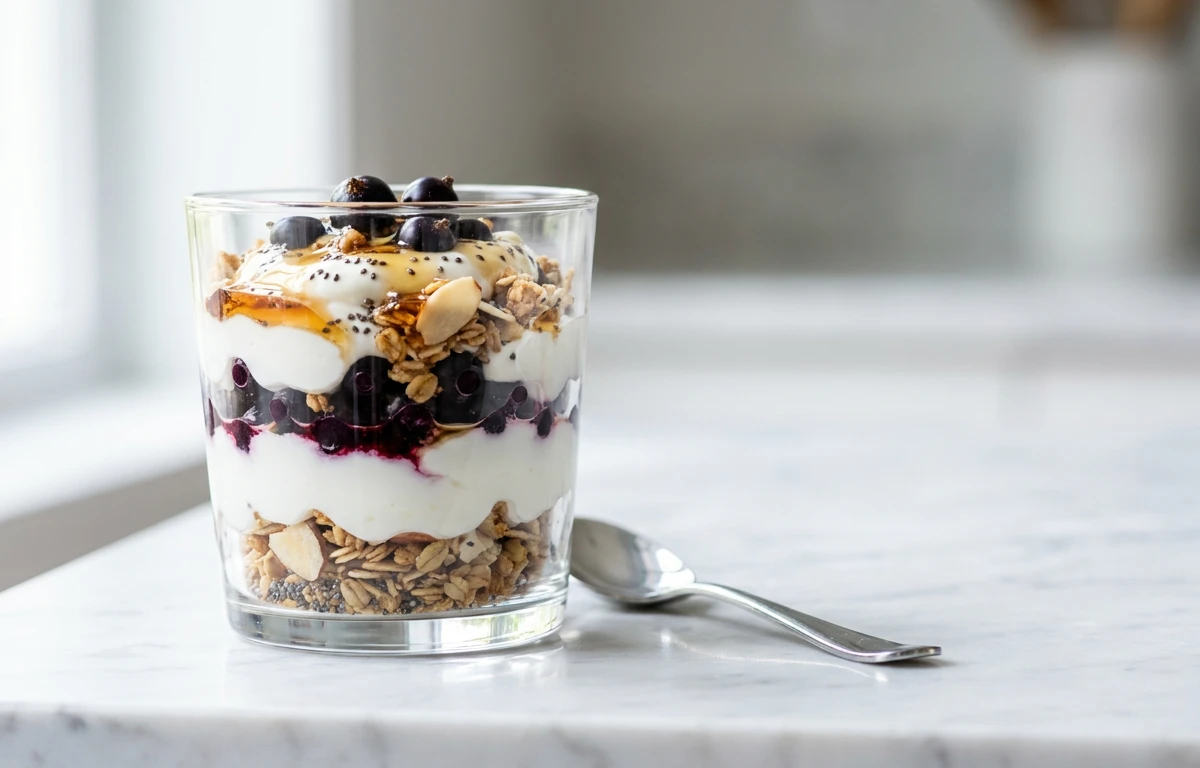 Blackcurrant Yogurt Parfait