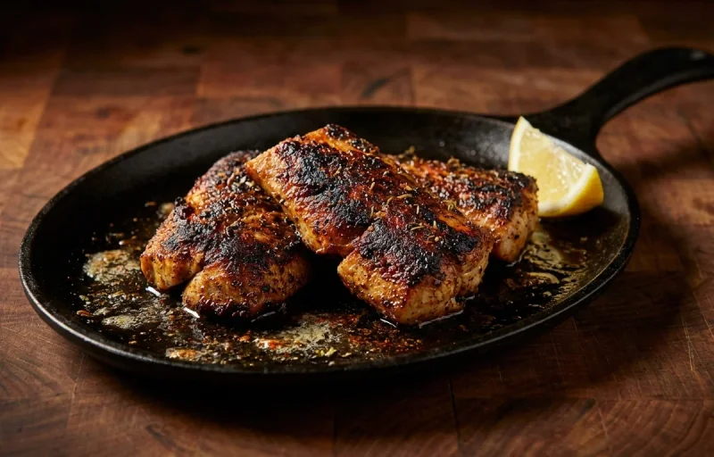 Blackened Alligator