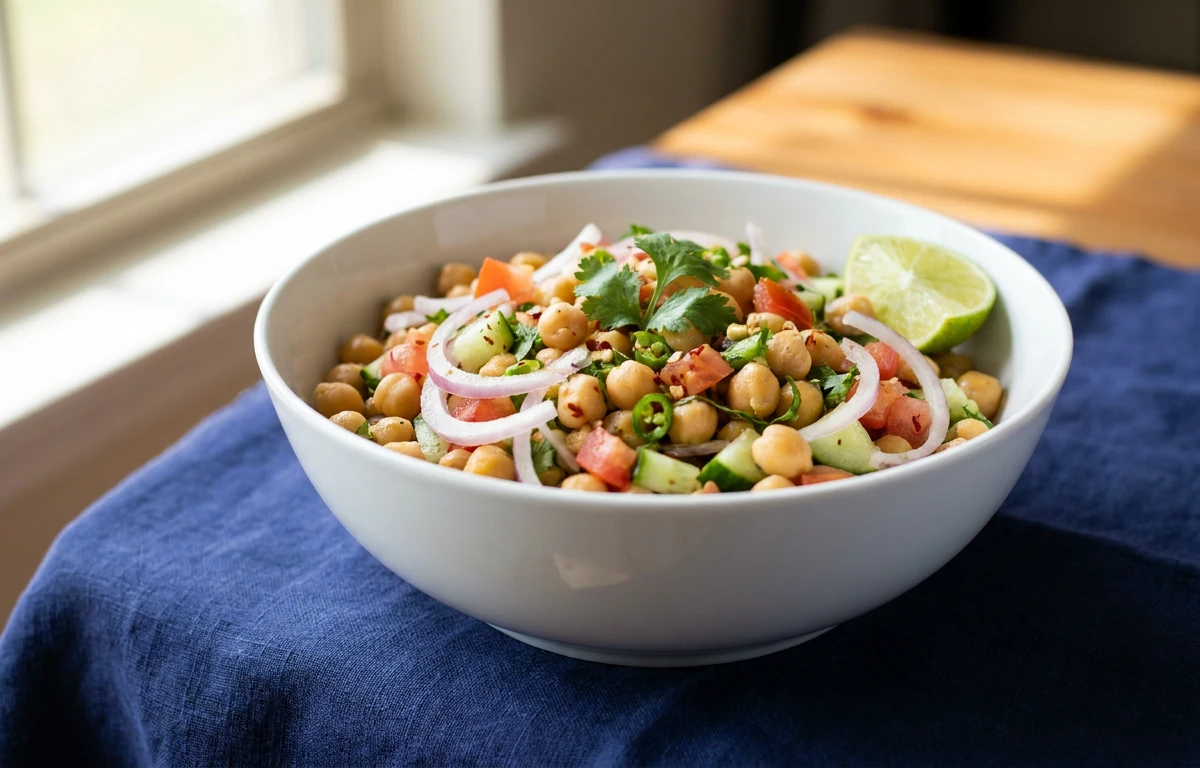 Boiled Chana Chaat