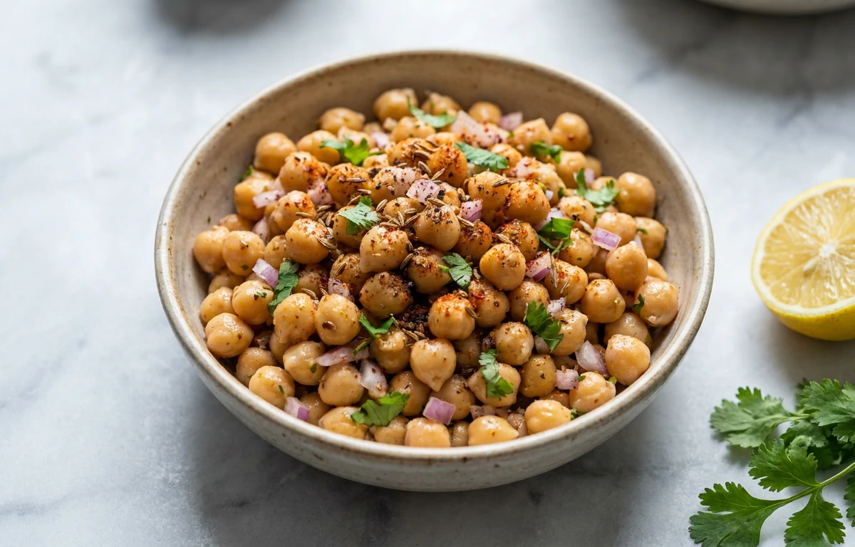 Boiled Chana Salad