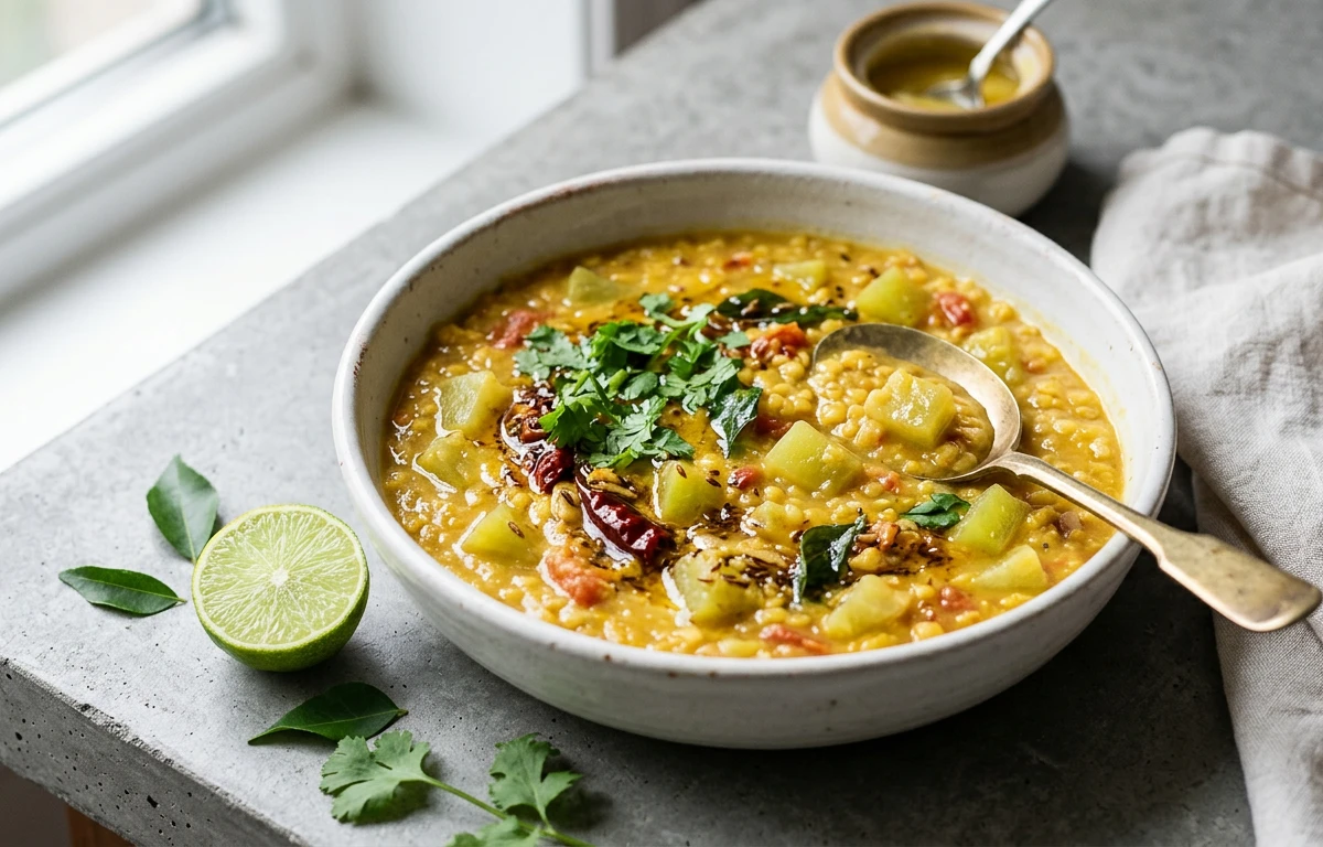 Bottle Gourd & Lentil Stew (Dal)