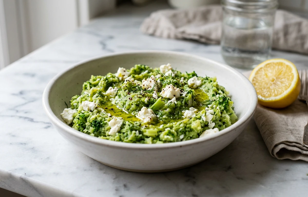 Broccoli & Feta Mash