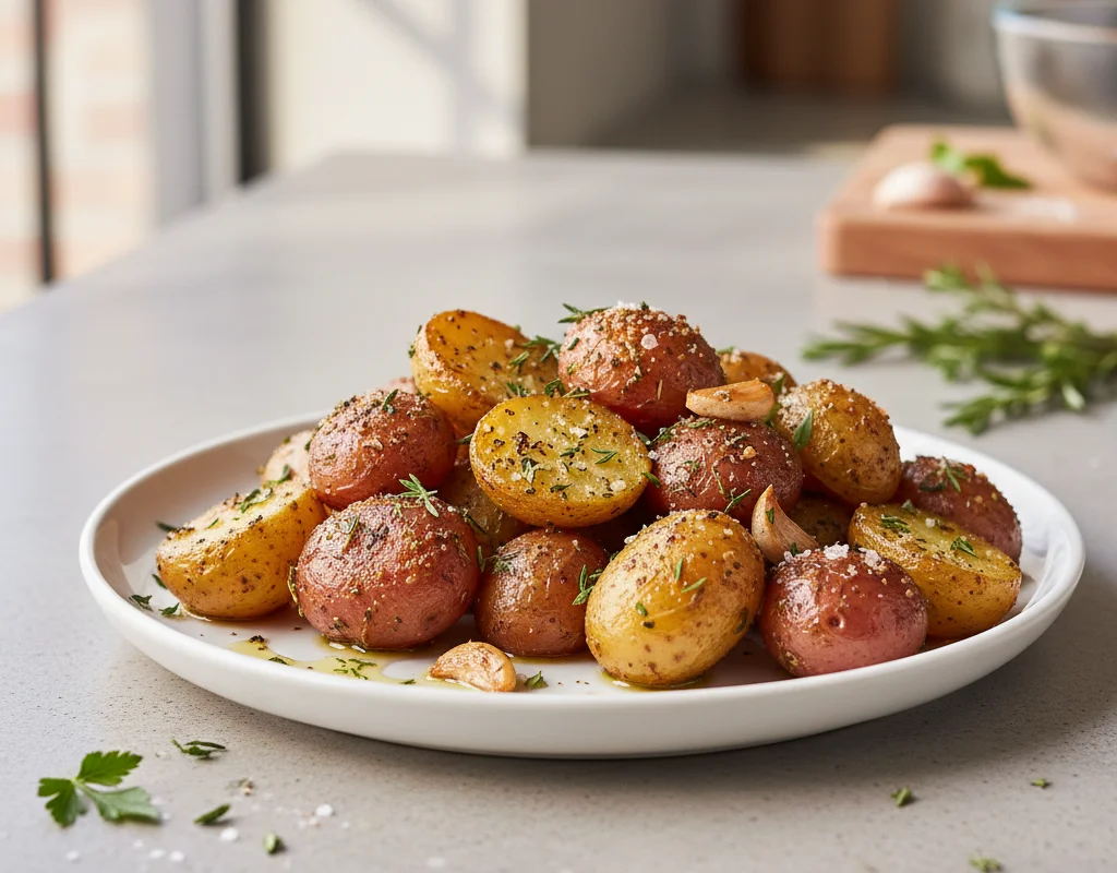 Garlic and Herb Roasted Potatoes