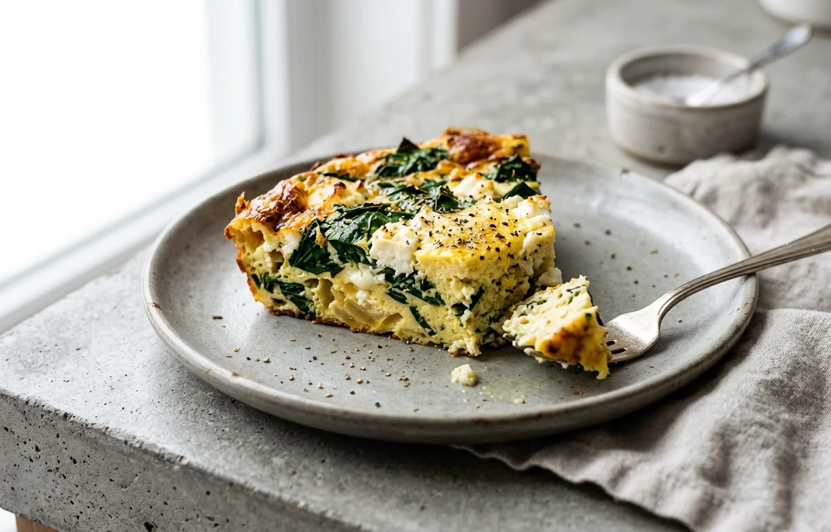 Chard & Feta Frittata