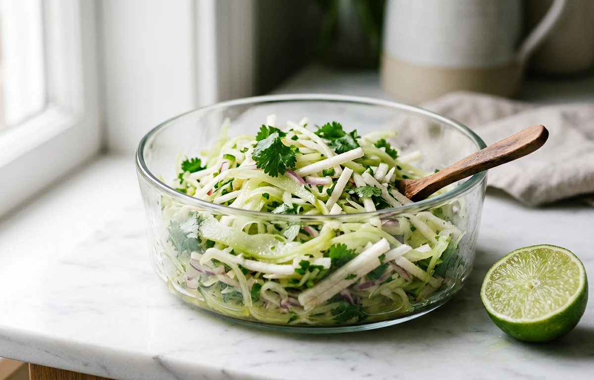 Chayote & Jicama Slaw with Lime