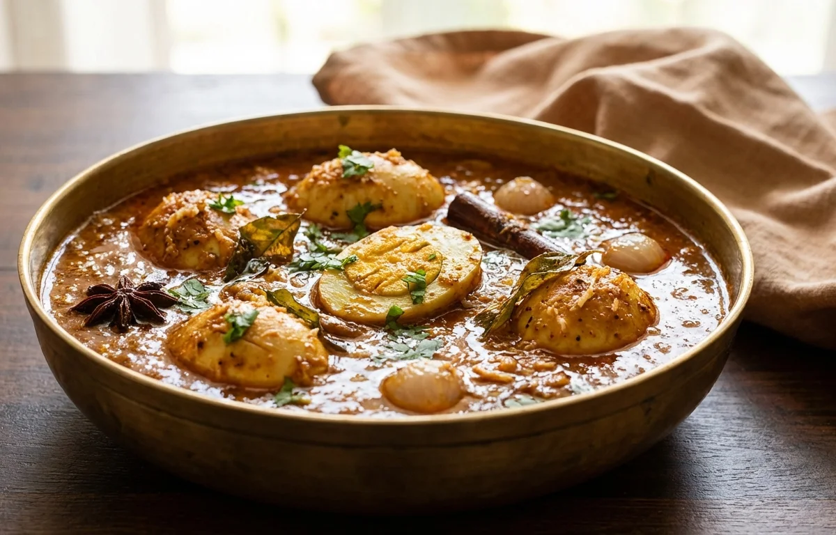 Chettinad Egg Kuzhambu