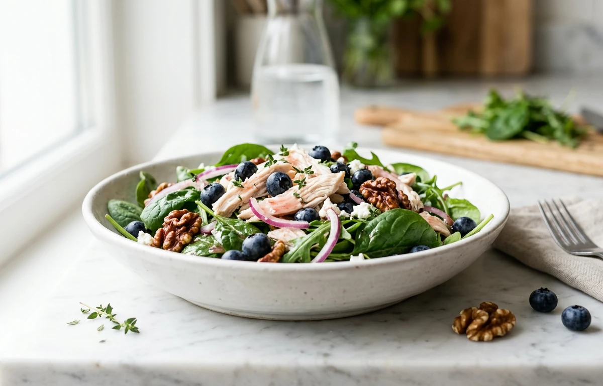 Chicken, Berry & Walnut Salad