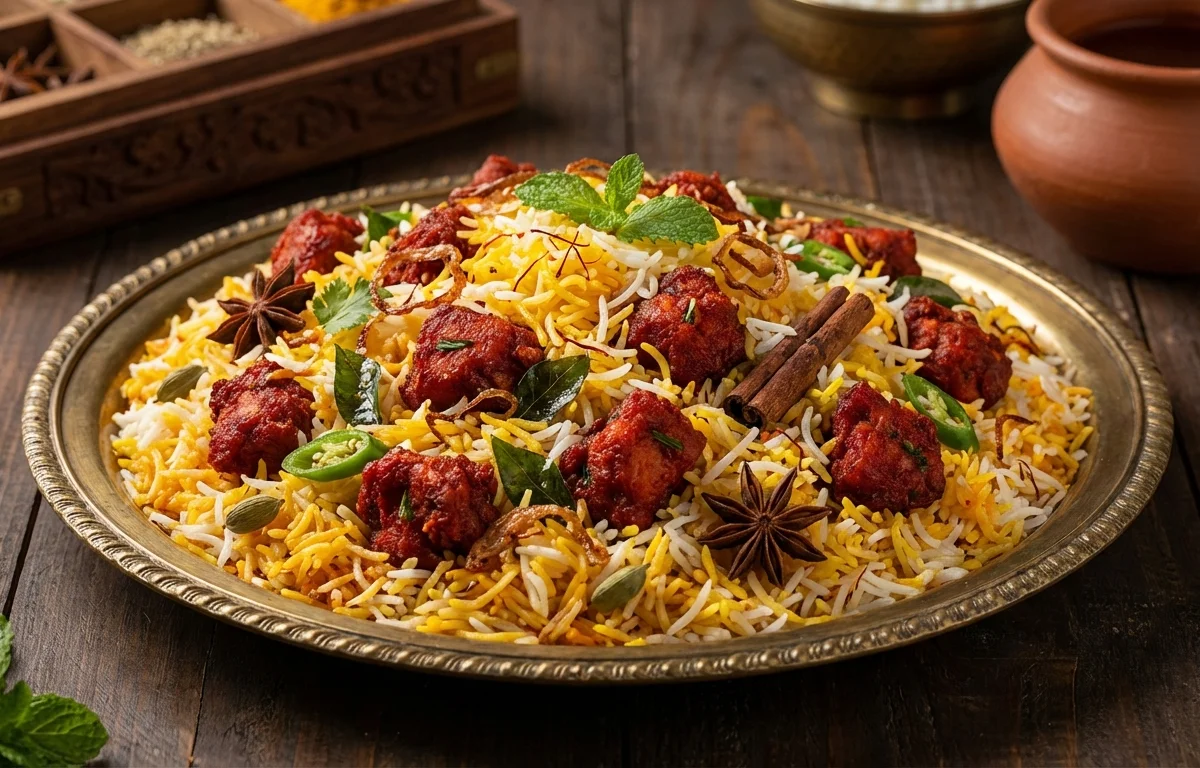 Chicken 65 Biryani