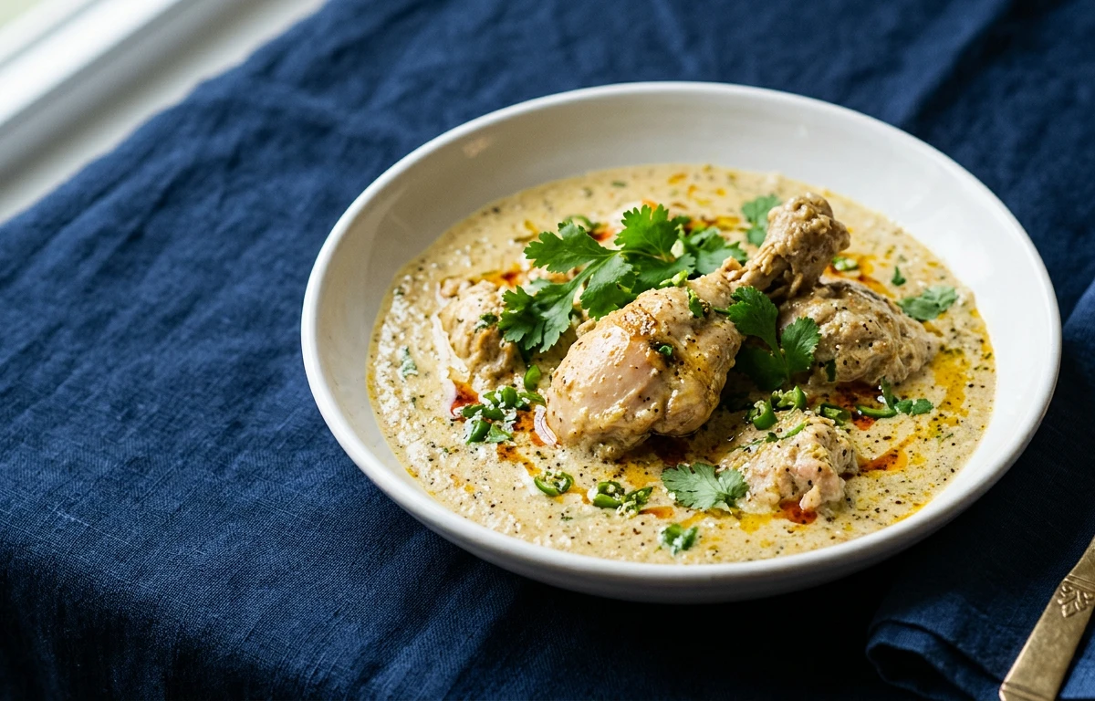 Chicken in Khus Khus (Posta) Curry