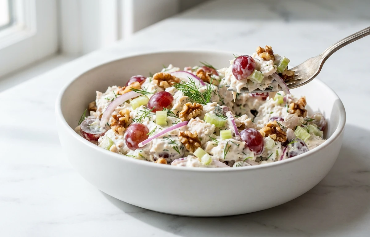 Chicken Salad with Grapes & Walnuts