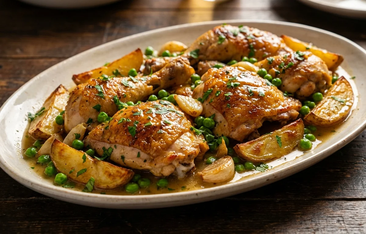 Chicken Vesuvio